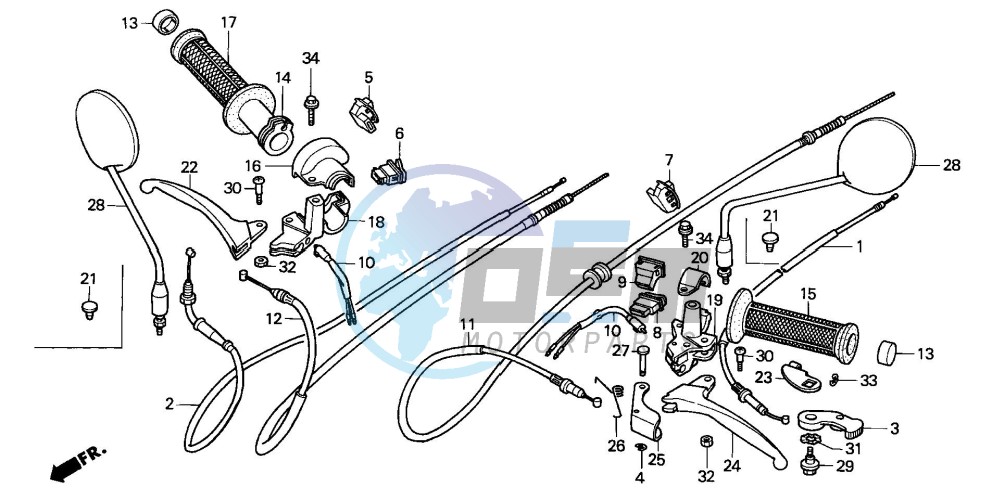 HANDLE LEVER/SWITCH/CABLE