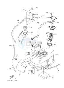 XP500A T-MAX 530 (2PWR) drawing FUEL TANK