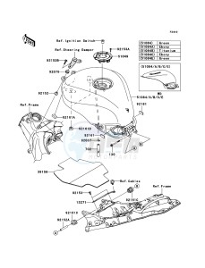 NINJA ZX-10R ZX1000D6F FR GB XX (EU ME A(FRICA) drawing Fuel Tank