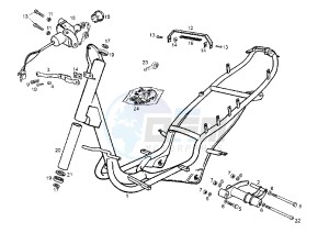 ATLANTIS 50 cc-100 cc 4T - 50 cc drawing FRAME