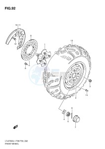 LT-A750X (P28-P33) drawing FRONT WHEEL (LT-A750XZL1 P33)