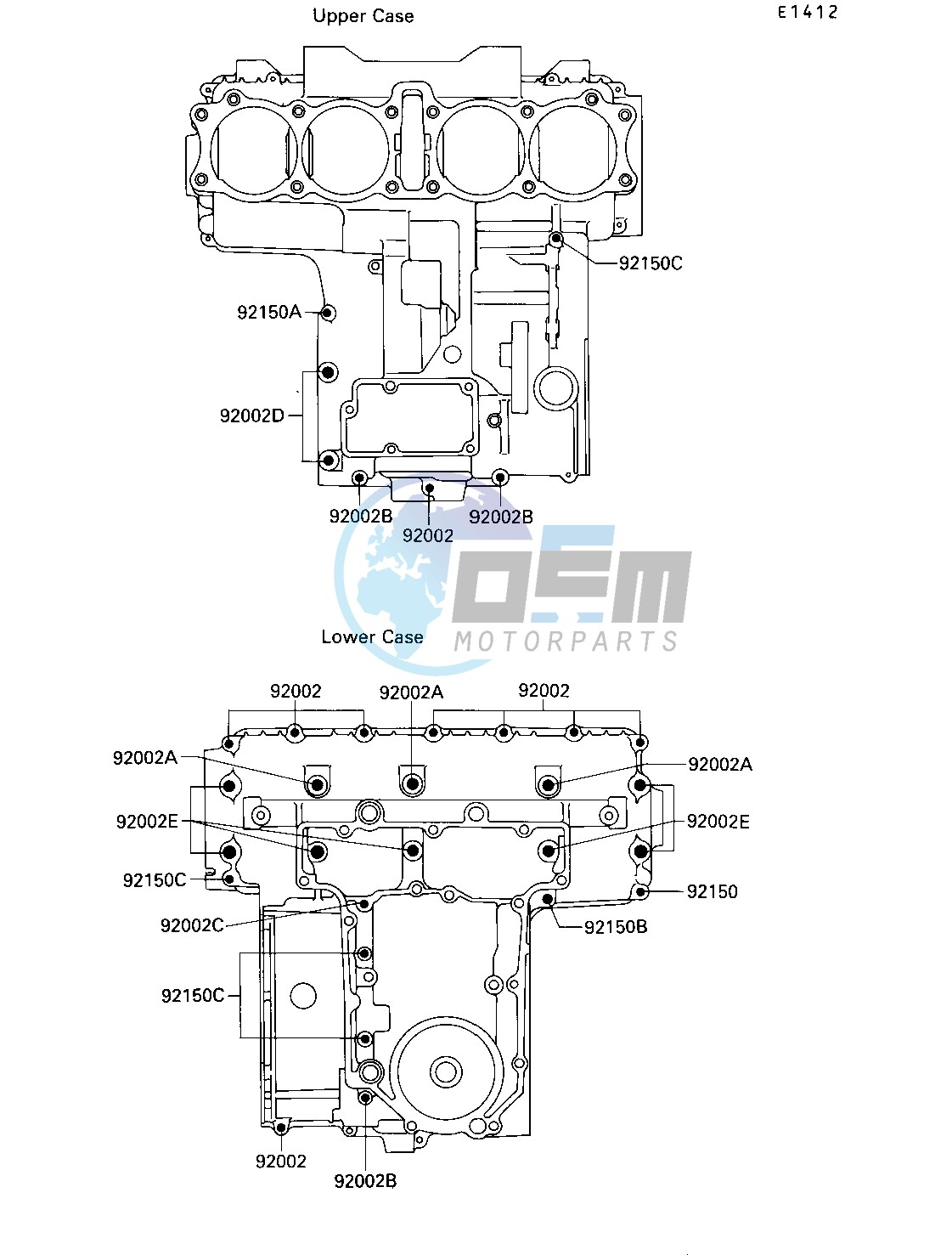 CRANKCASE BOLT PATTERN