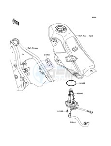 KLX250 KLX250SDF XX (EU ME A(FRICA) drawing Fuel Pump