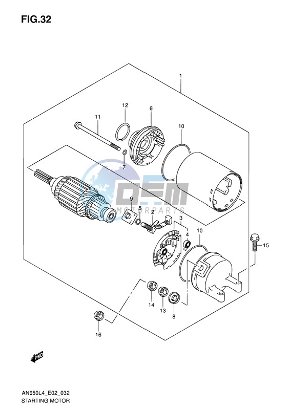 STARTING MOTOR