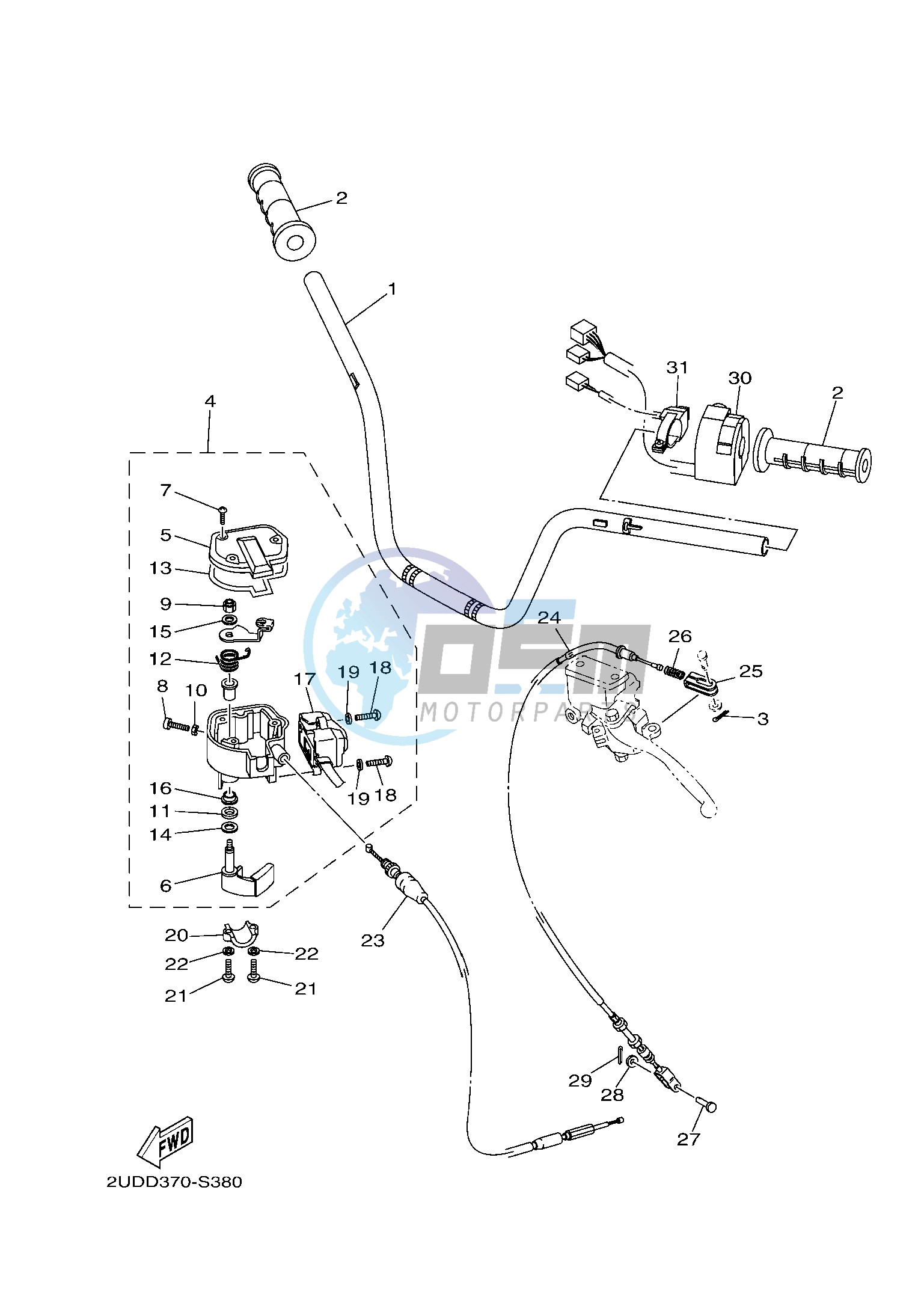 STEERING HANDLE & CABLE