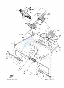 YXE850EBN YXE85WPBK (B0D1) drawing STEERING