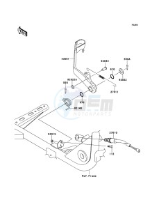 KVF360_4X4 KVF360ABF EU GB drawing Brake Pedal