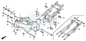 CBR600FR drawing FRAME BODY (2)