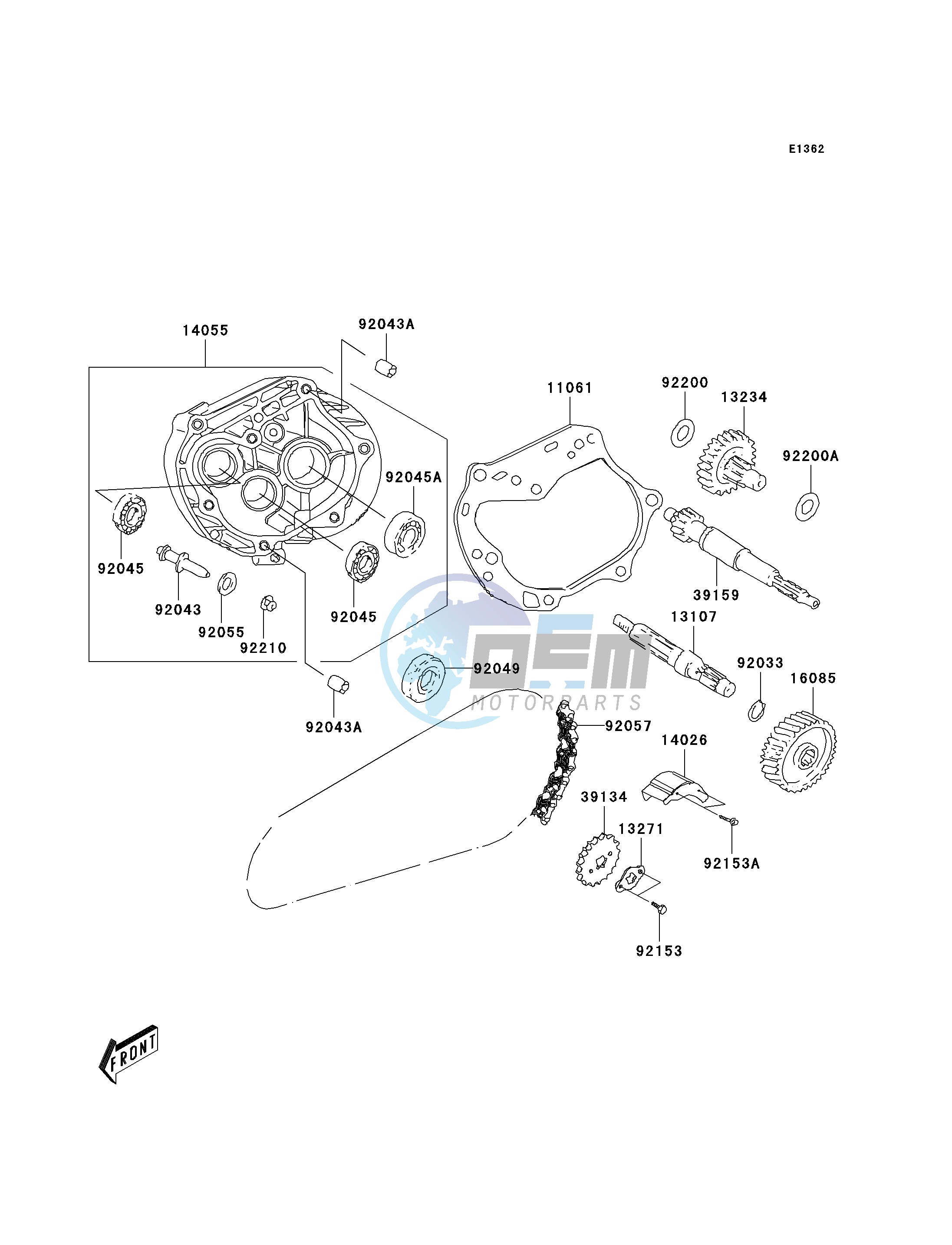 GEAR CHANGE DRUM_SHIFT FORK-- S- -