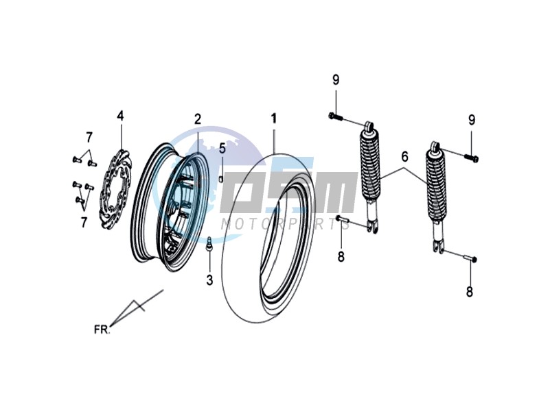 REAR WHEEL / REAR SUSPENSION