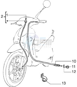 Liberty 125 drawing Transmissions