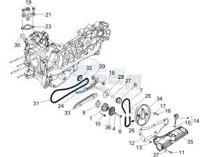 Runner 200 VXR 4t drawing Oil pump