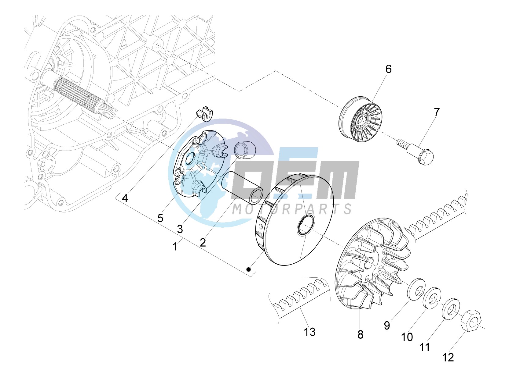 Driving pulley