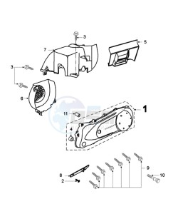 TKR P EU 1 drawing CRANKCASE COVER