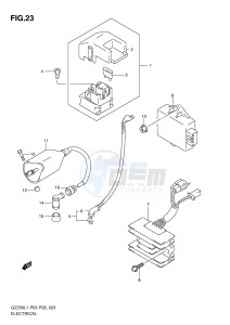 GZ250 (P3) drawing ELECTRICAL