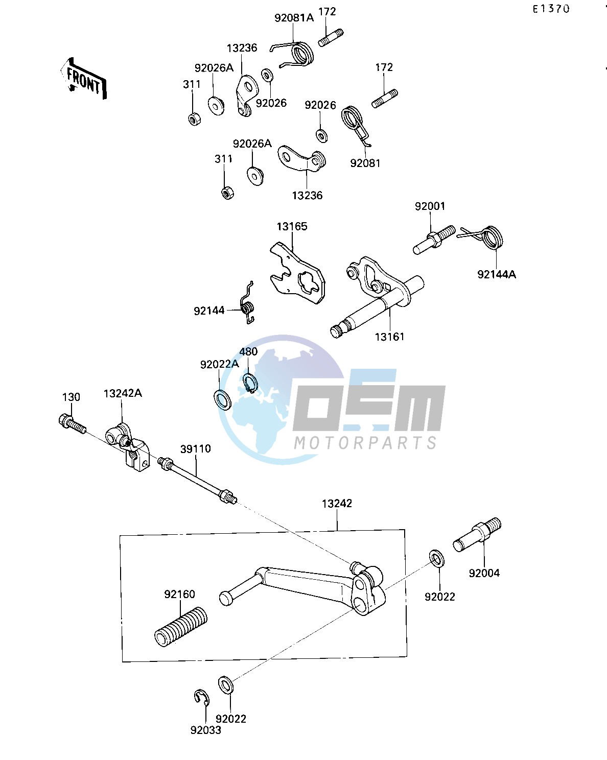 GEAR CHANGE MECHANISM