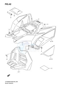 LT-R450 (E28-E33) drawing REAR FENDER (MODEL K6 K7)