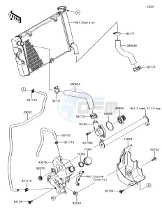 VULCAN S ABS EN650DHF XX (EU ME A(FRICA) drawing Water Pipe