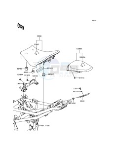 Z900 ABS ZR900BHF XX (EU ME A(FRICA) drawing Seat