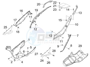 SR Max 125 drawing Side cover - Spoiler