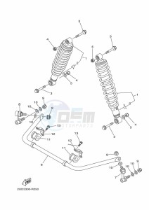 YFM700FWAD (BFEF) drawing REAR SUSPENSION