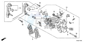 FES125AC drawing FRONT BRAKE CALIPER