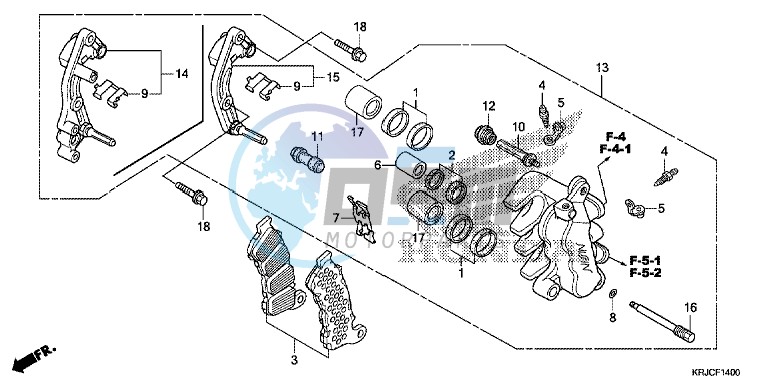 FRONT BRAKE CALIPER