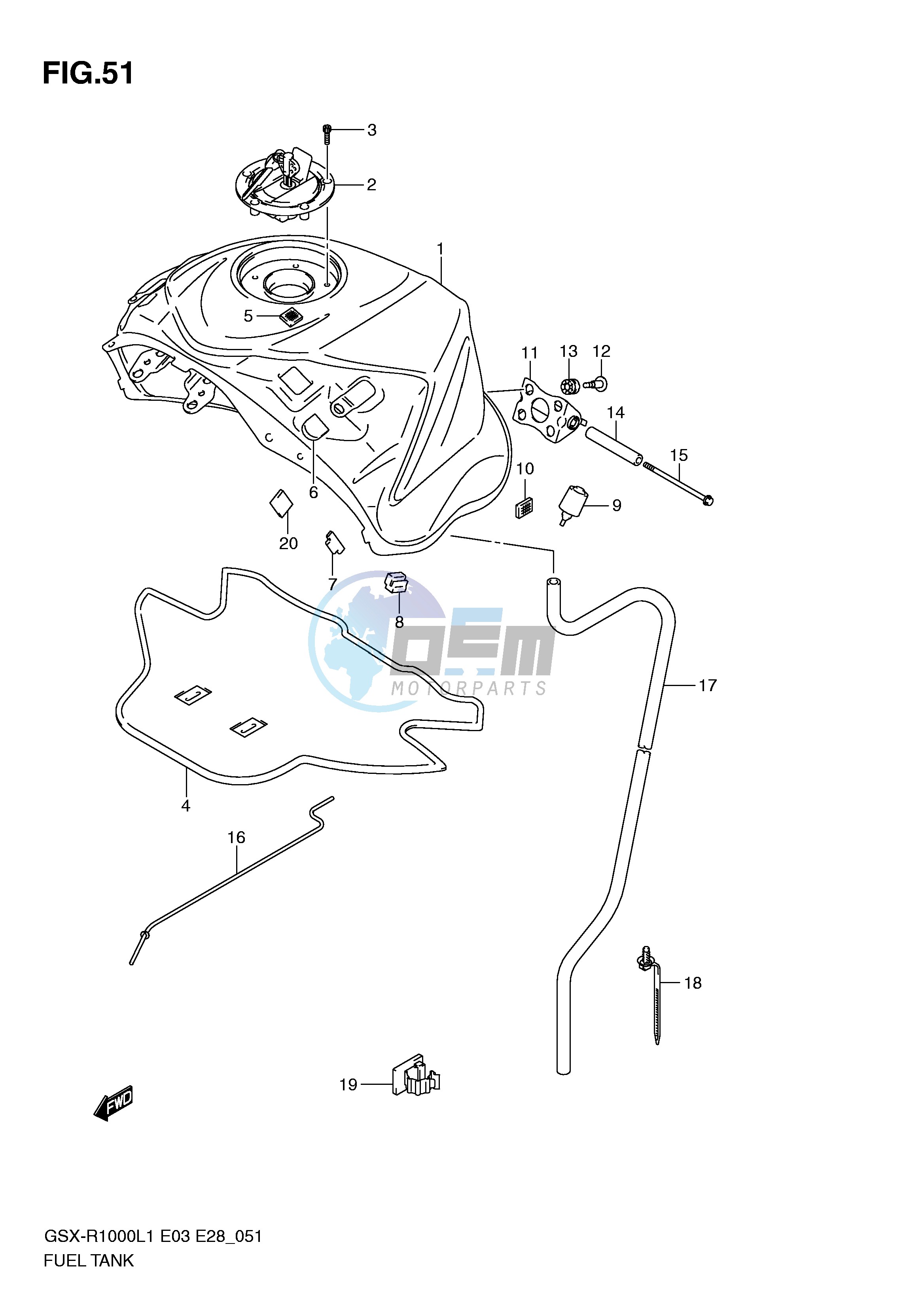 FUEL TANK (GSX-R1000L1 E33)