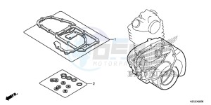 CRF250XD CRF250R Europe Direct - (ED) drawing GASKET KIT B