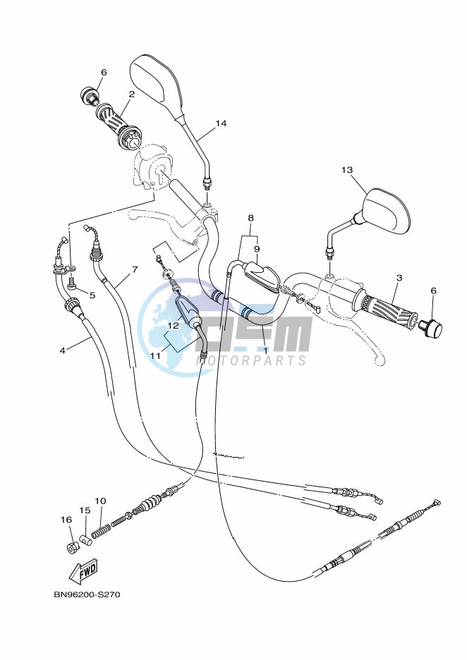 STEERING HANDLE & CABLE