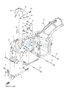 XVS1300A MIDNIGHT STAR (11C9) drawing FRAME