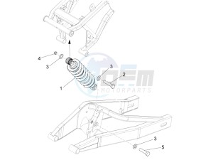 TUONO 125 4T E4 ABS (EMEA) drawing Shock absorber