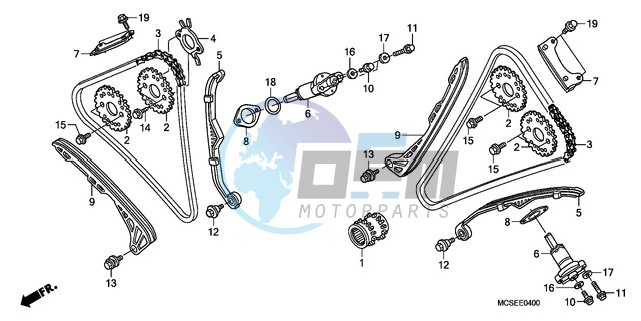 CAM CHAIN/TENSIONER