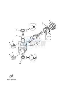 F20BEPL drawing CRANKSHAFT--PISTON