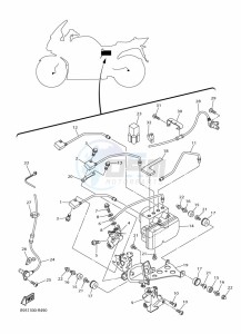 FJR1300D-AS FJR1300AS (B959) drawing ELECTRICAL 3