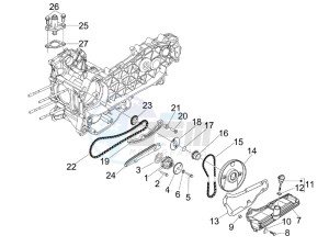 GTS 300 ie Super (EMEA, APAC) (AU, HK, IN, IT, J, SG, TW, UK) drawing Oil pump