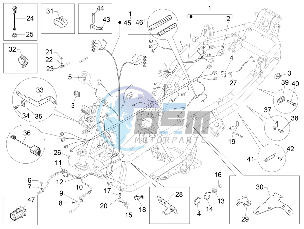 Main cable harness