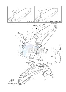 YZ250 (1SSD 1SSE 1SSF 1SSG 1SSG) drawing FENDER