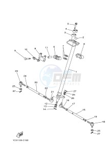 YFM125A YFM125GB GRIZZLY 125 (1PY2 1PY3 1PY1) drawing STEERING