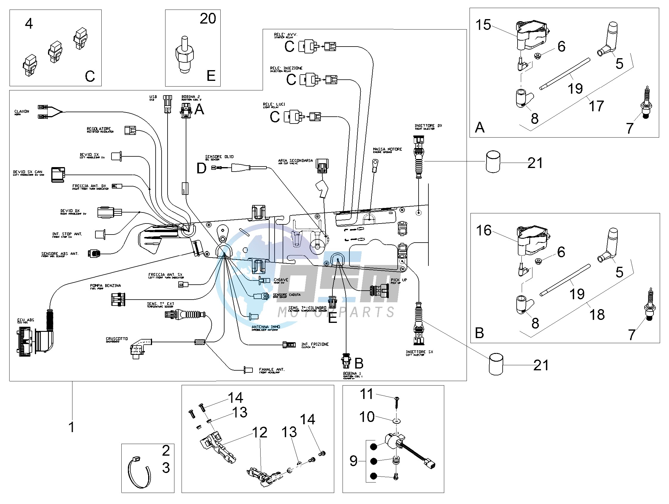 Central electrical system