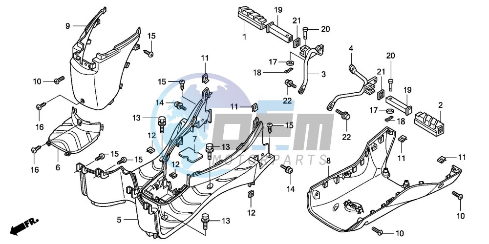 FLOOR STEP/PILLION STEP