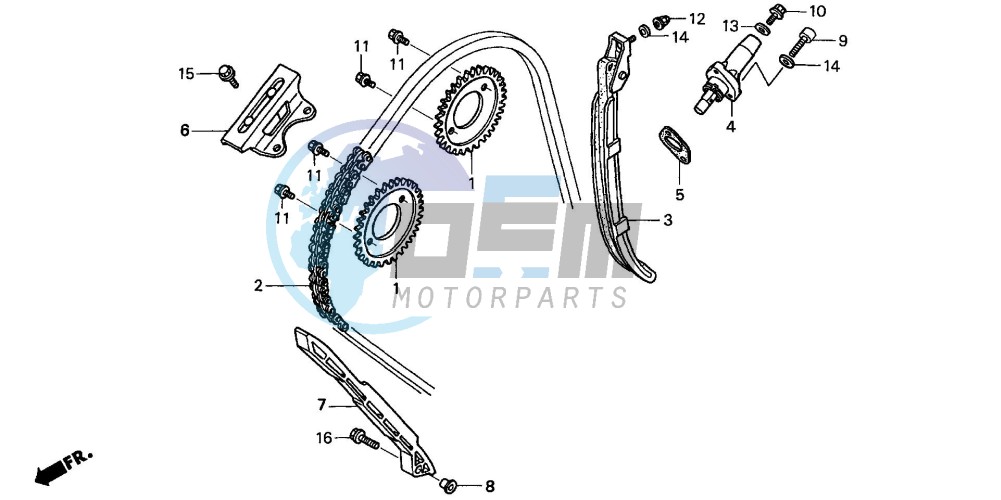 CAM CHAIN/TENSIONER