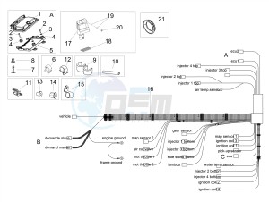 RSV4 1000 RACING FACTORY E4 ABS (EMEA) drawing Central electrical system