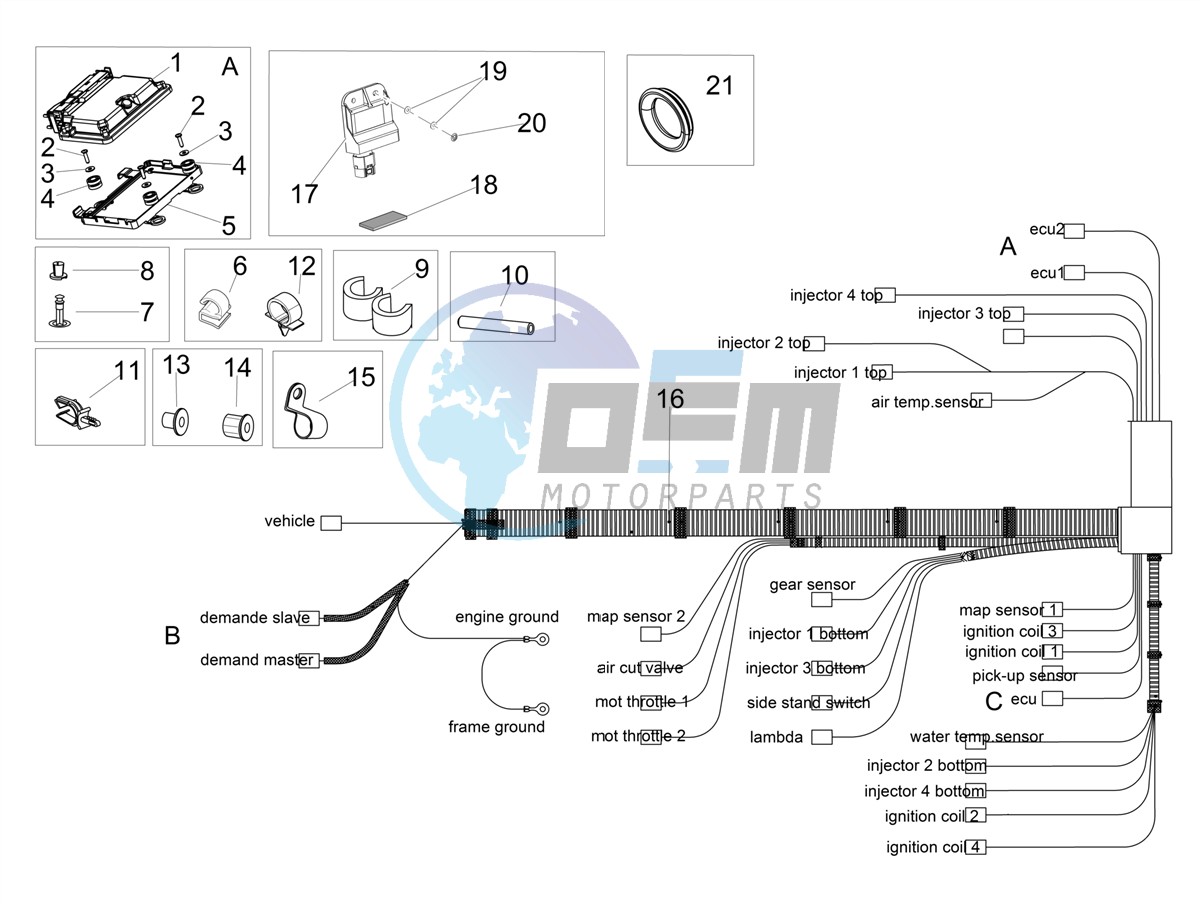 Central electrical system