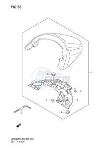 VZR1800 (E3-E28) INTRUDER drawing SEAT TAIL BOX