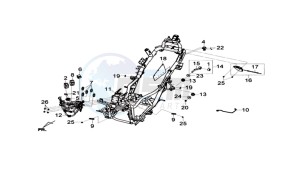 GTS 300I ABS L7 drawing FRAME