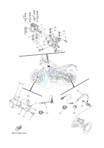 XTZ690 TENERE 700 (BMB8) drawing ELECTRICAL 3