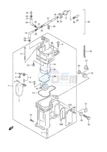 DF 50 drawing Fuel Vapor Separator