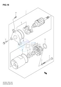 GZ125 (P02) drawing STARTING MOTOR