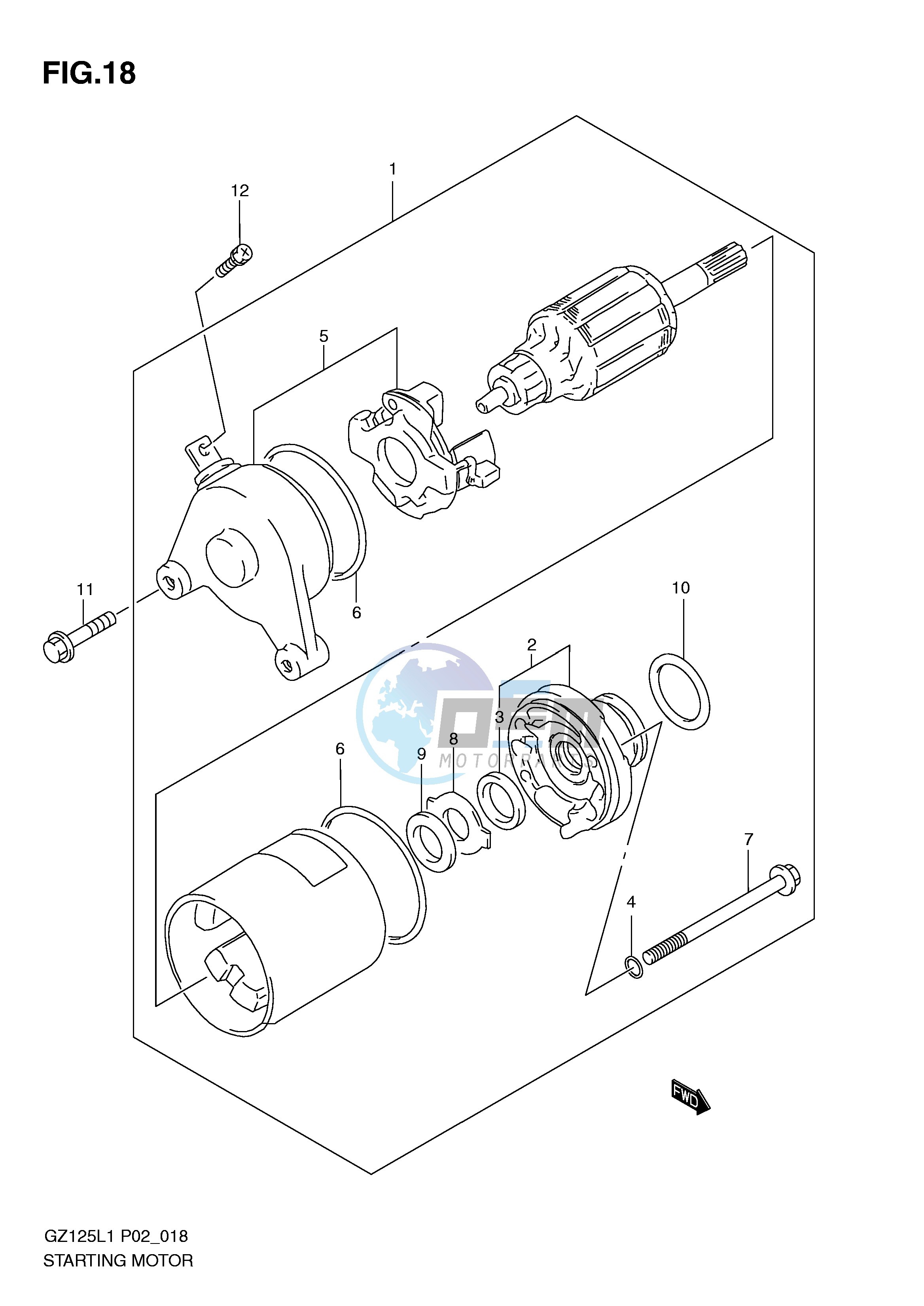 STARTING MOTOR